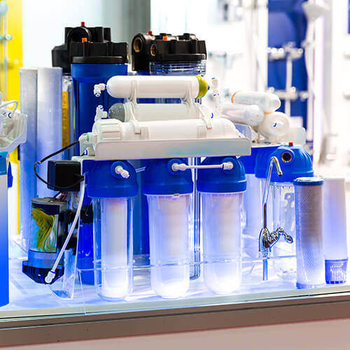 Commercial water purifier display system